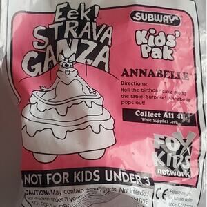 1997 Subway Kids Pak Eek Strava Ganza Annabelle New in Package